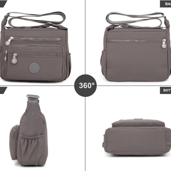 Women Shoulder Handbag Roomy Multiple Pockets Bag Ladies Crossbody Purse Tote To - Picture 2 of 6